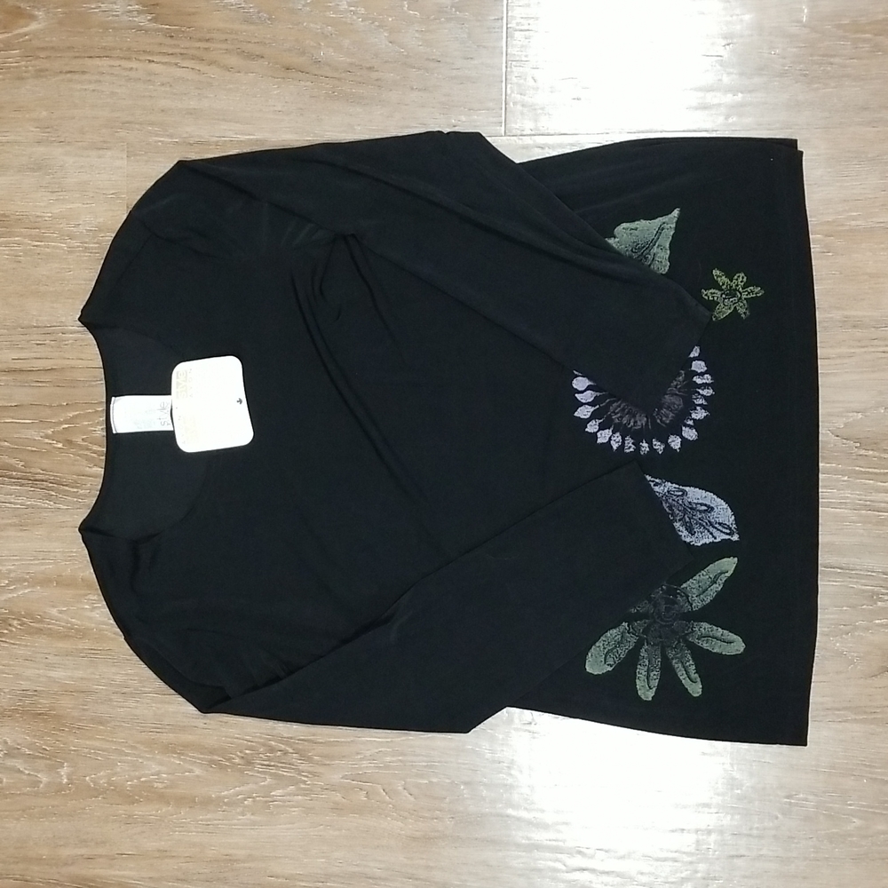 (L) NWT Avon Style Studio Floral Casual Comfy Evening Modest